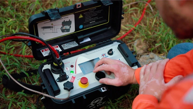 MV HV cable partial discharge measurement